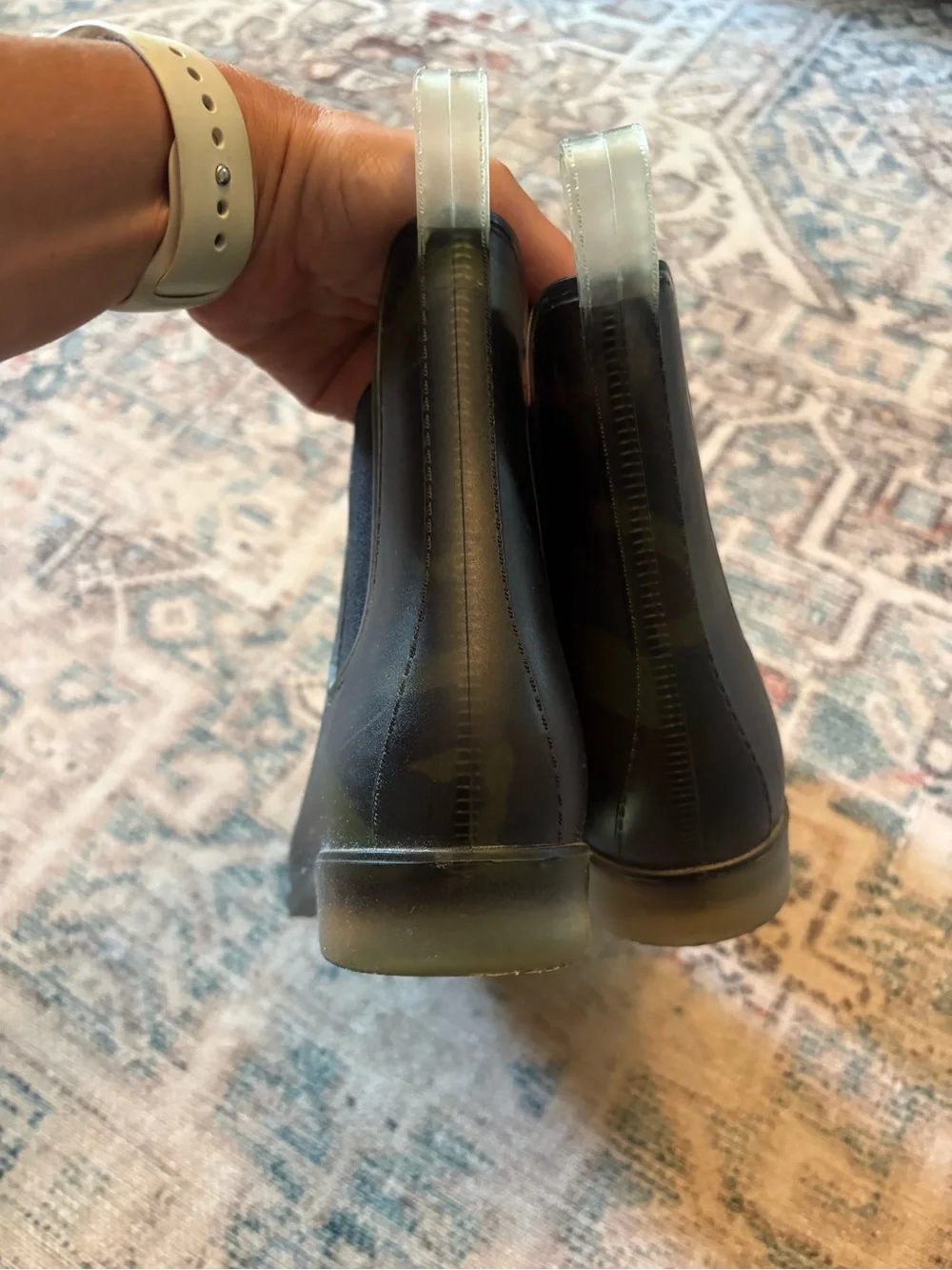 J. crew camo print Chelsea boots, Women’s 8